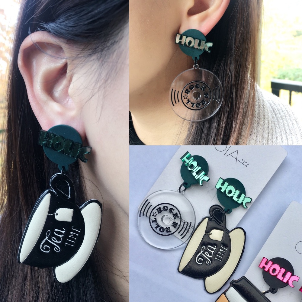Tea Time Drop Earrings